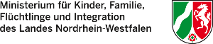 Ministerium für Kinder, Familie, Flüchtlinge und Integration des Landes Nordrhein-Westfalen (Logo)